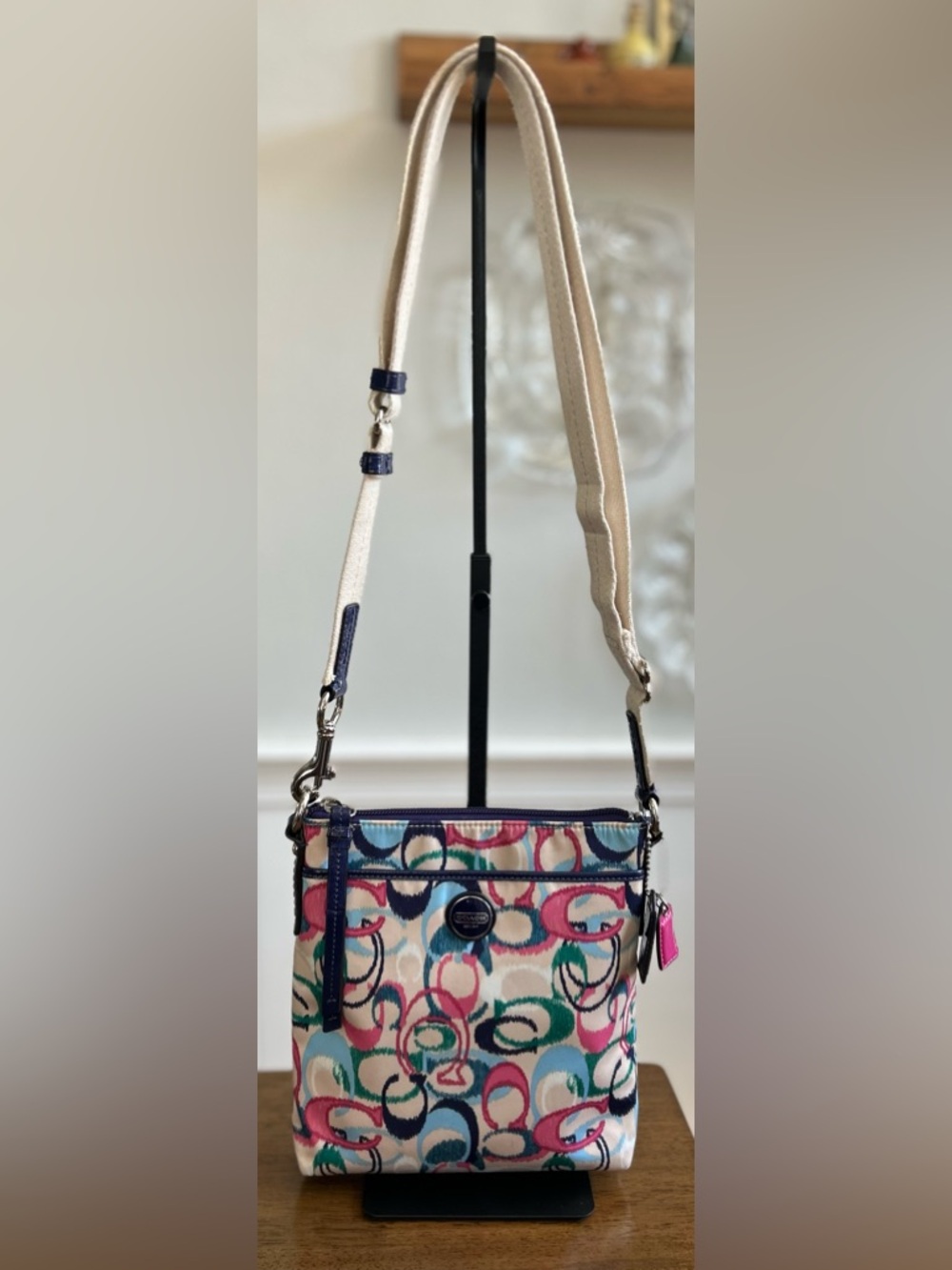 COACH Ikat Scribble Crossbody Bag F24446